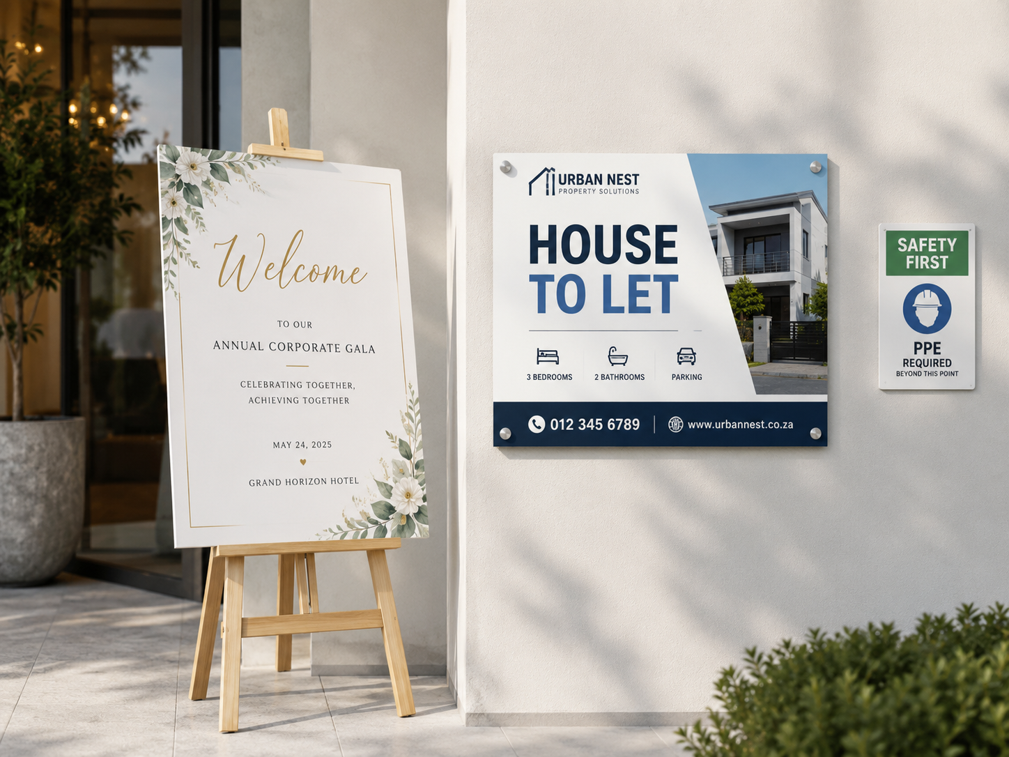 Rigid Sign Boards printing - Image 2